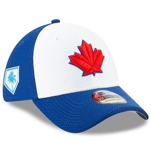 Toronto Blue Jays New Era 2019 Spring Training 39THIRTY Flex Hat - White/Royal